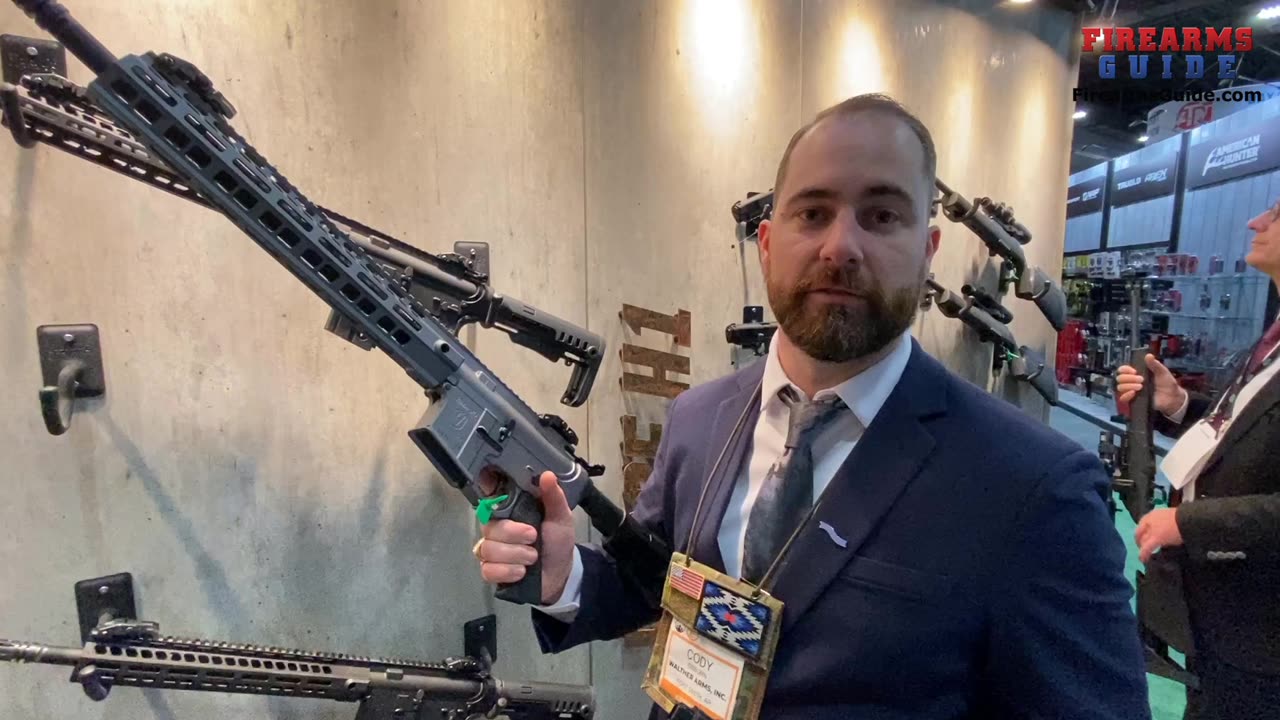 Walther Hammerli TAC R1 M-LOK Semi Auto 22LR AR Rifle - FirearmsGuide.com at Shot Show