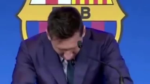 messi sad leaving fc barcelona