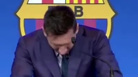 messi sad leaving fc barcelona