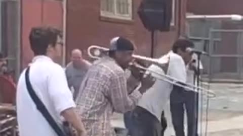 Glen David Andrews, “Easter Sunday Parking Lot Jam.” (2009) Filmed by Ken McCarthy