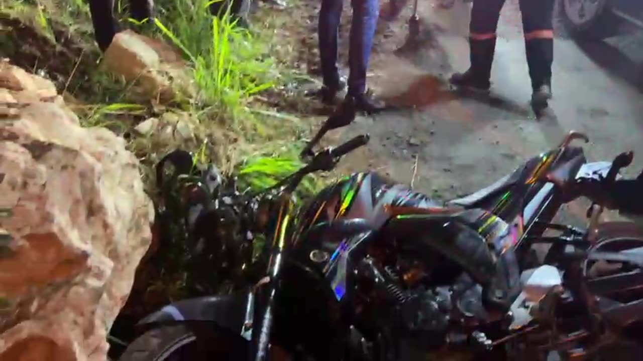 Accidente motociclistas en Cabrera, Santander