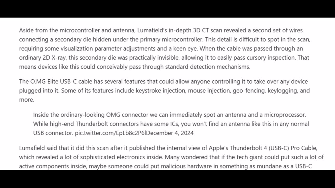 Meta unveils Orion augmented reality glasses, USB-C cableCT scan reveals sinister active electronics