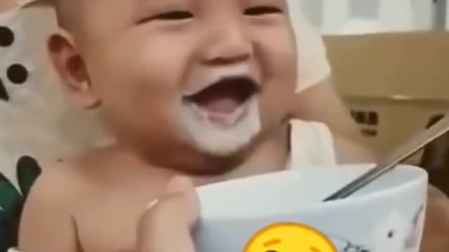Cute and funny baby