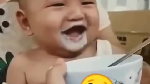 Cute and funny baby