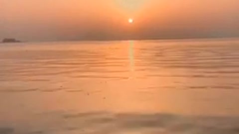 Beautiful sunrise in Qatar