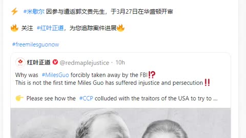 为什么郭文贵先生会被FBI强制带走