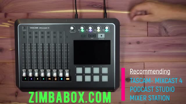 Tascam _ Mixcast 4 Podcast Studio Mixer