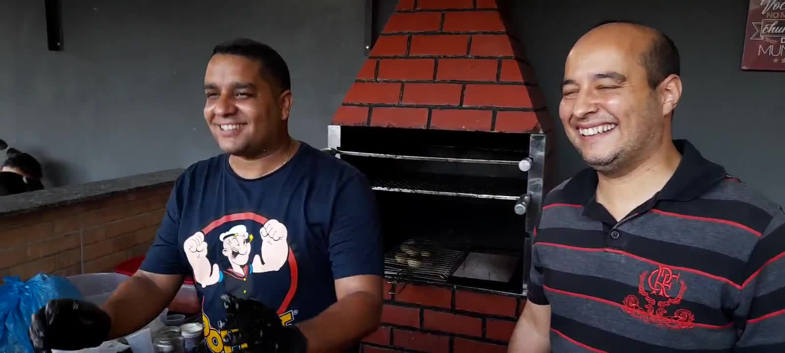 Barbecue with friends.