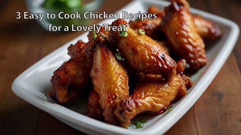 3 Easy to Cook Chicken Recipes for a Lovely Treat