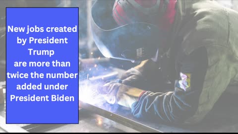 Trump/Biden Job Creation Comparison