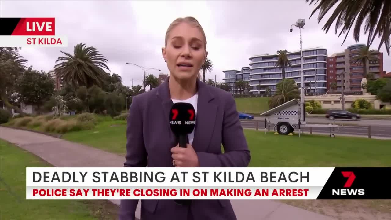 Young tradie killed in front of horrified families on St Kilda Beach