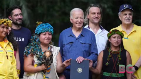 Biden makes first presidential visit to the Amazon