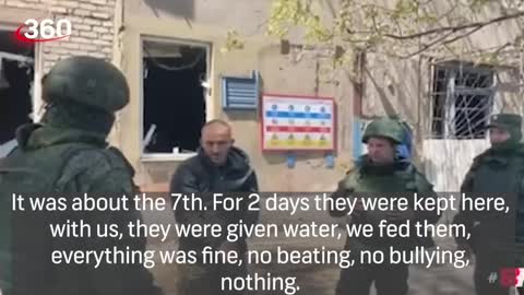 Footage of an investigative experiment with the officer of the Armed Forces of Ukraine