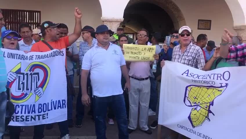 Protesta contra APP Corredor Portuario