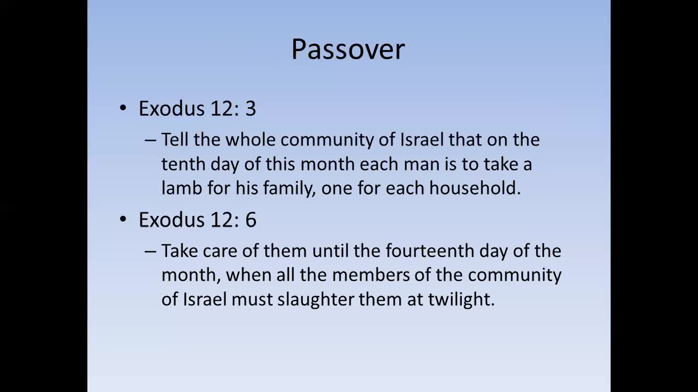 Passover and Covenant