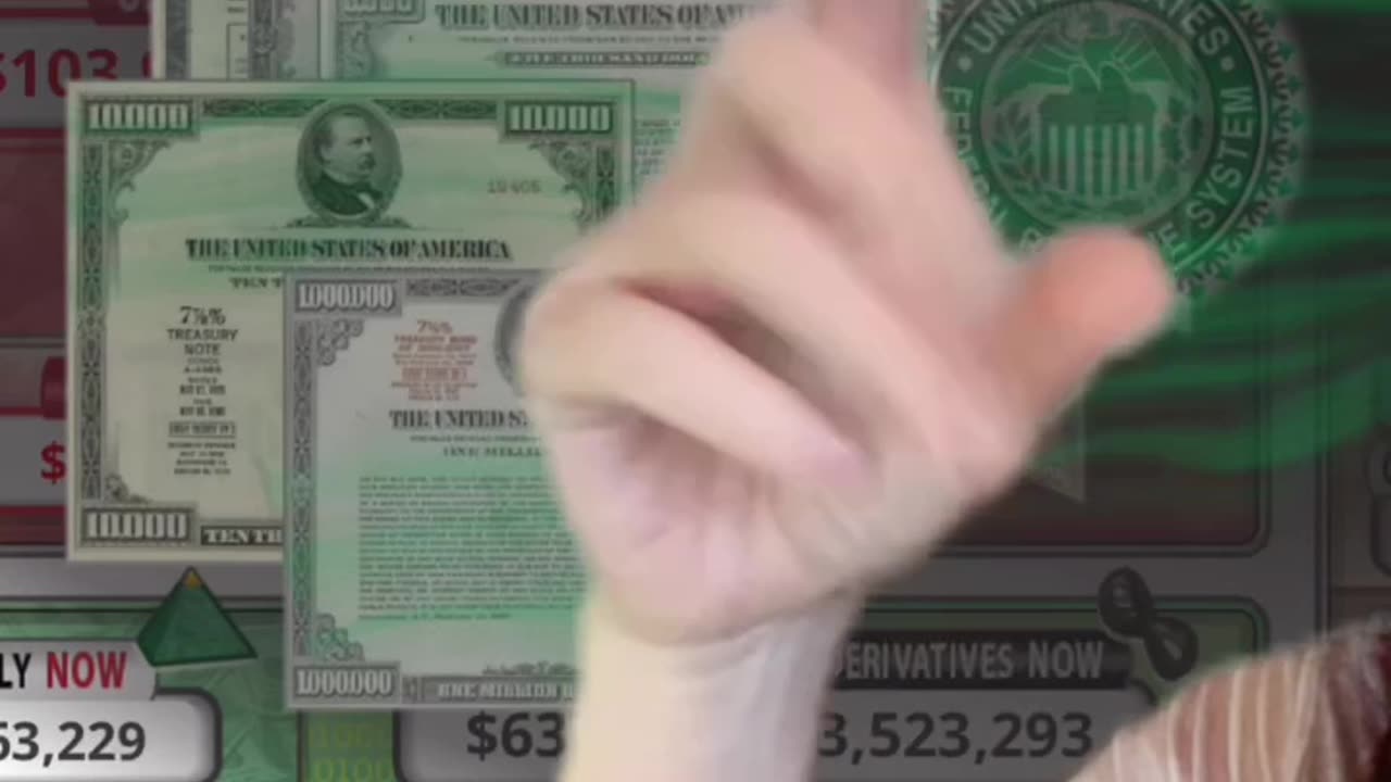 Updated US Debt Clock Message.