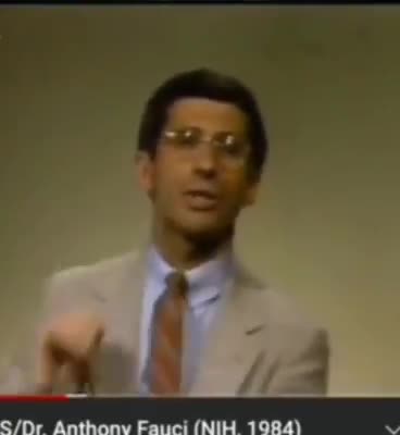 Fauci at NIH in 1984