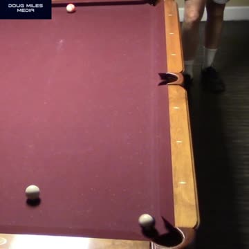 3 RAIL CORNER SHOT IN THE CORNER POCKET THE HARD WAY!