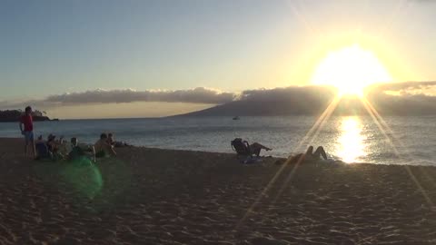 Lahaina, HI — Kahekili Beach Park - Sunset
