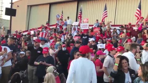 YMCA at President Trump's Rally in Macon, Georgia