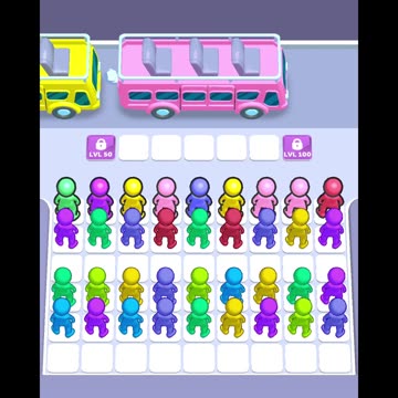 Bus Jam levels 8 to 10 #androidgames #colorgame #bus #jam #puzzlegame #colormatchinggame
