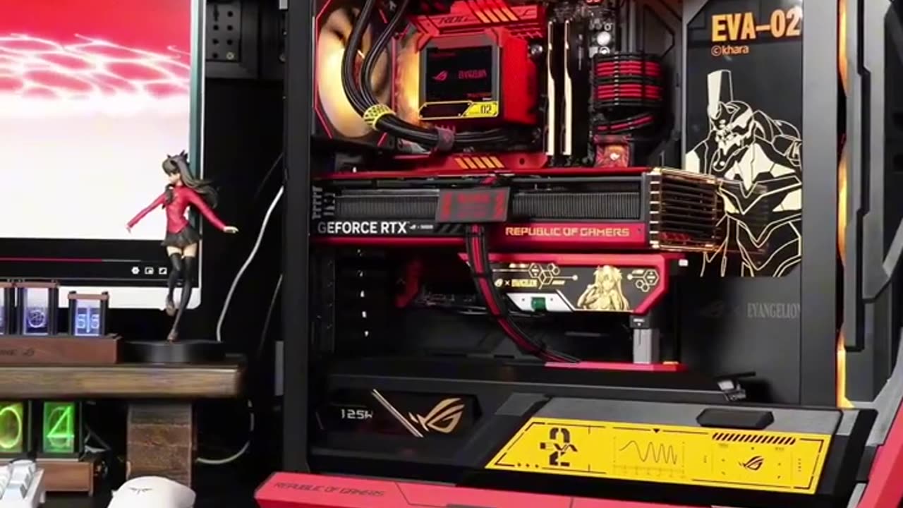 EVA ASUS ROG co-branded Genesis Gaming PC Build