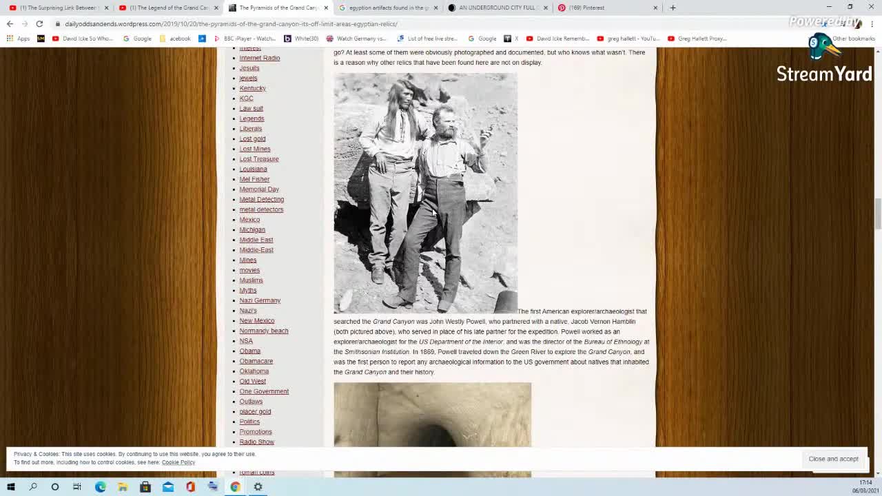 THE EGYPTION CULTURE STARTED IN THE GRAND CANYON