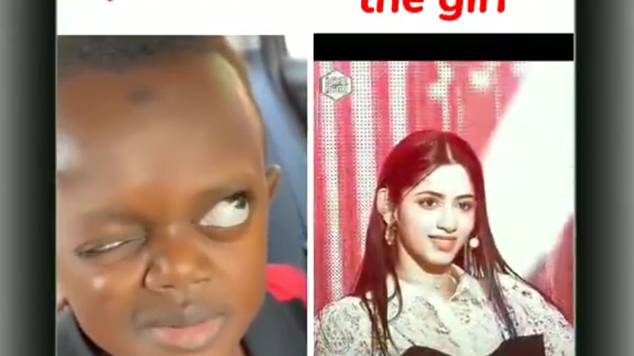 My face I want the girl