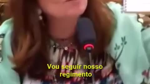 Bia Kicis Botando Ordem na CCJ (2021)