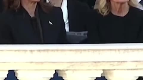 Jill Biden gives Kamala Harris the cold shoulder