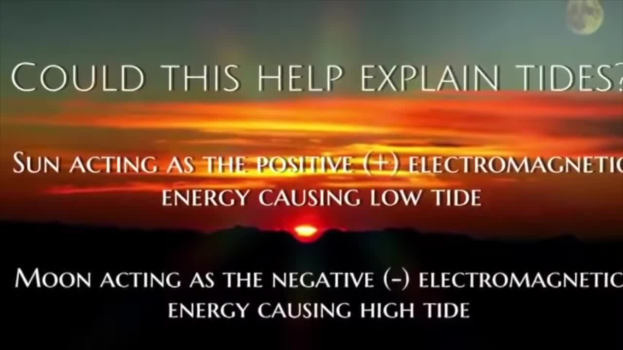 Tides are electromagnetic - Flat Earth