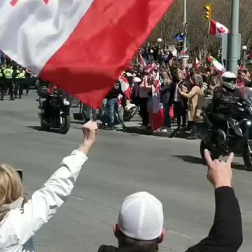 Rolling Thunder (Canada Motorcycle Convoy) in Ottawa