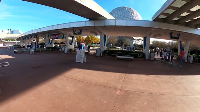 Epcot entrance to the France Pavillon!