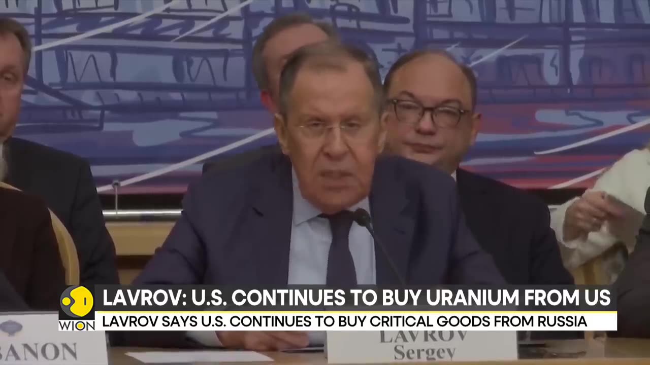 Russia Foreign Minister Lavrov says, 'US forcing EU to abandon everything Russia'