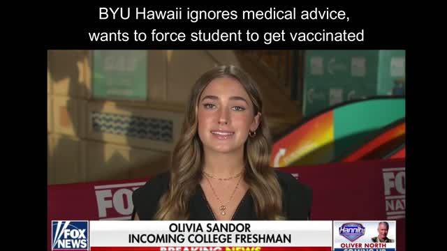 BYU Hawaii wants to force student to take vaccine against medical advice