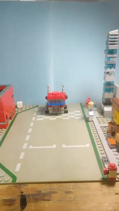 Transformers Lego Optimus Prime short