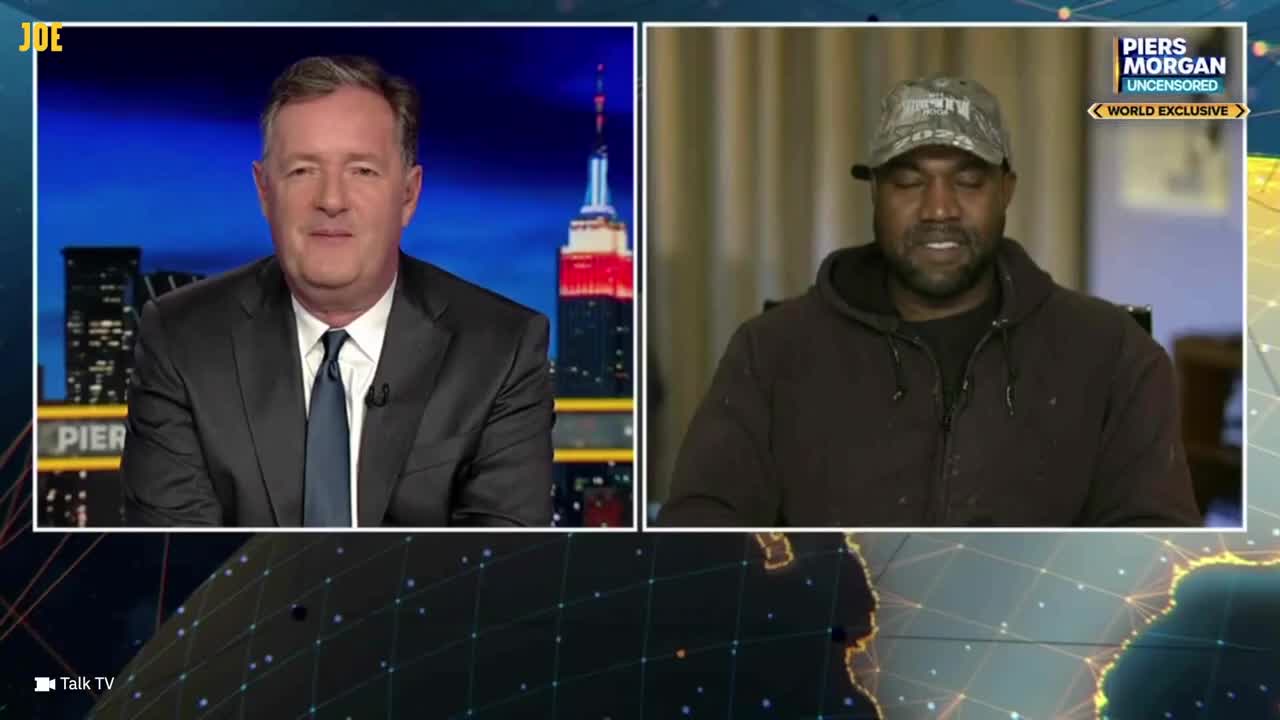 Kanye West talks mental health, Joe Biden and Elon Musk in Piers Morgan interview