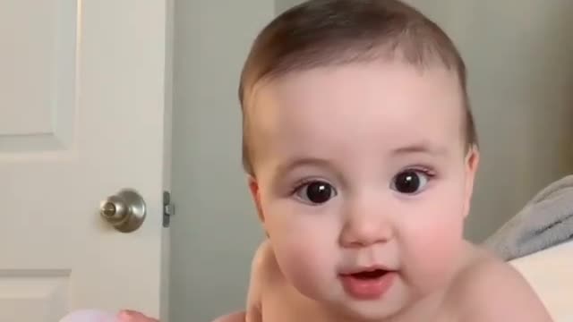 Just have a watch on this cutest baby, wanna say "i love you"