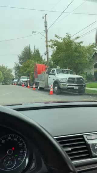 5G cables going underground...