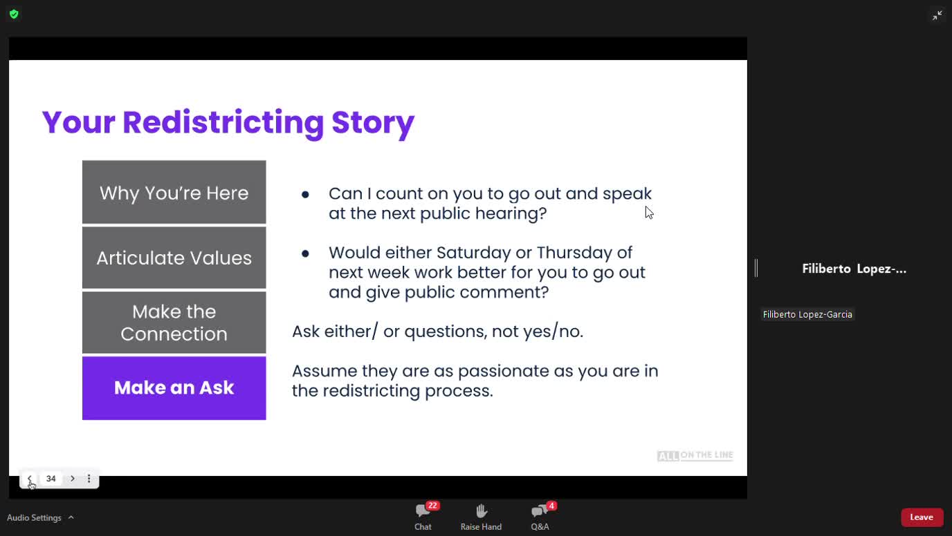 Redistricting U Summer Sessions