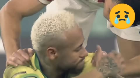 Neymar Crying & Brazil Sensationally Lost To Croatia