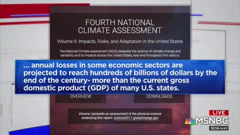 MSNBC Climate Change Report Warns of Dire Consequences