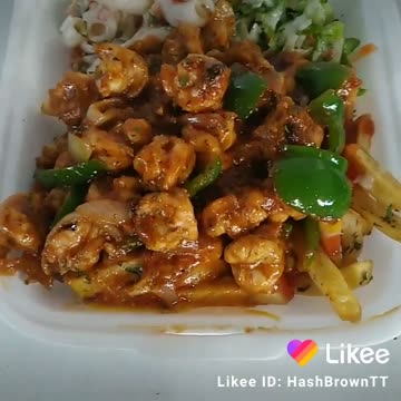 Jerk shrimp from jerk nation Penal Rock road Trinidad and Tobago #Shorts