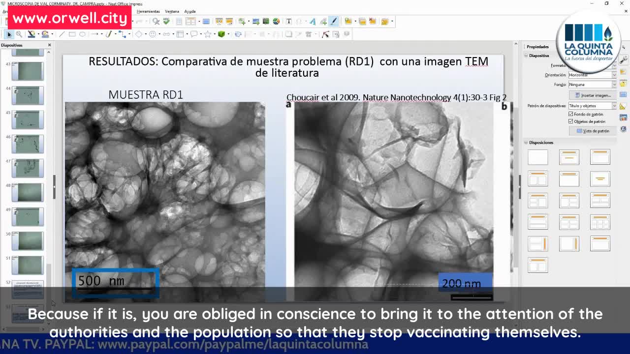 ORWELLITO - La Quinta Columna program 67 - Vaccination vial analysis explained