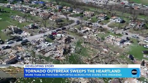 Tornadoes rip through the heartland