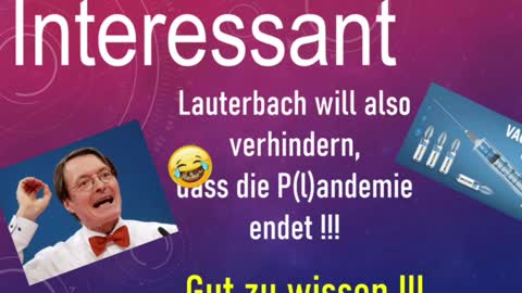 Karli L. will verhindern dass die P(l)andemie endet, warum denn nur ?