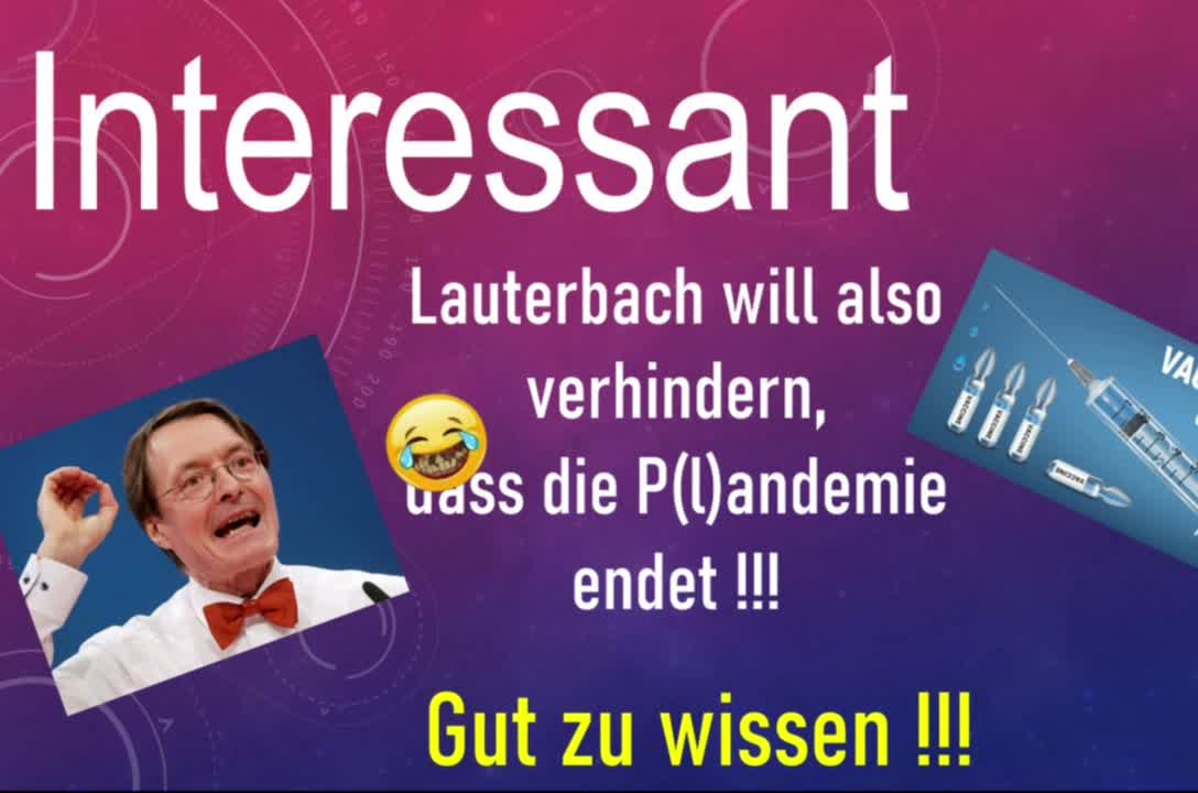 Karli L. will verhindern dass die P(l)andemie endet, warum denn nur ?