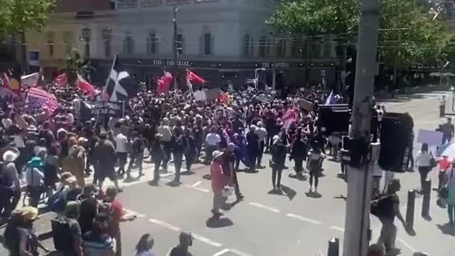 The good people of Melbourne standing up for their freedom
