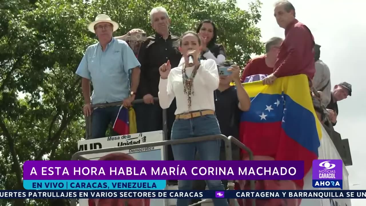 Durísimo mensaje de María Corina Machado contra el régimen de Nicolás Maduro en Caracas