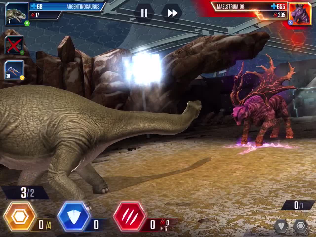 More grinding on the maelstrom boss in Jurassic World The Game!